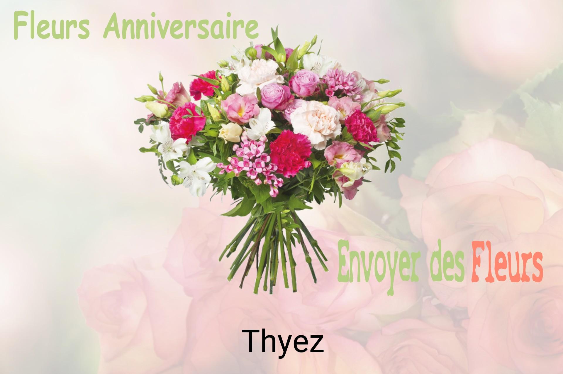 Bouquet de fleurs d’anniversaire livré à Thyez